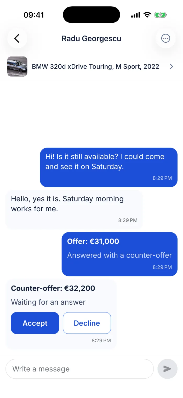 App: messages