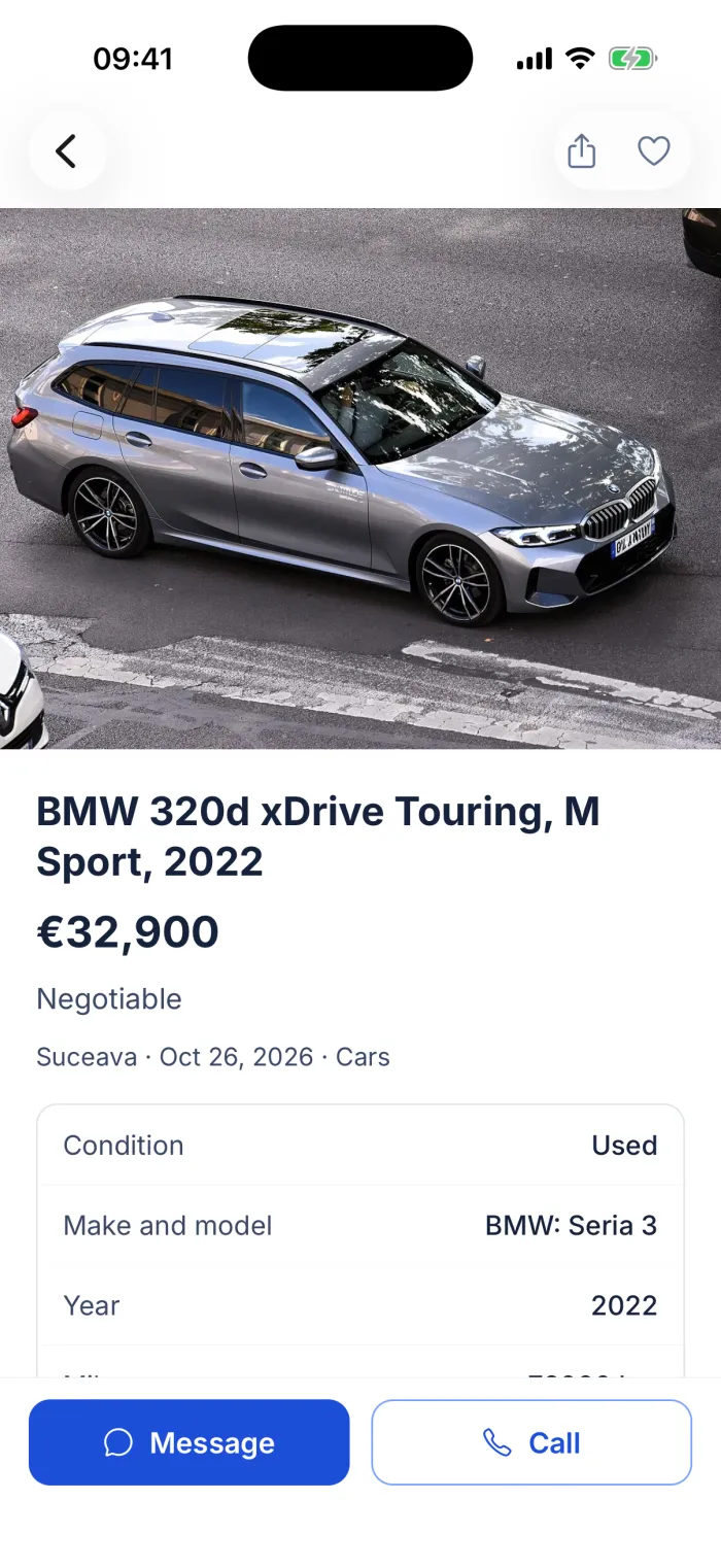 App: listing