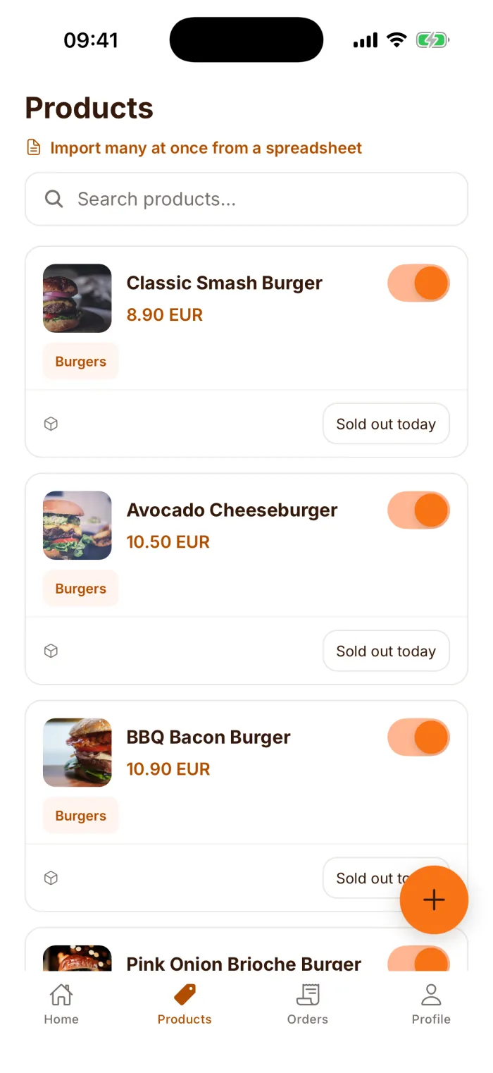 Store: products